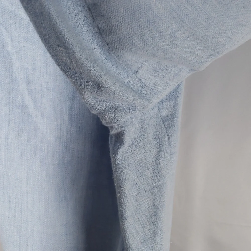 Banana Republic Light‎ Blue Canyon Tailored-Fit Linen-Blend Trouser SZ 30 x 32